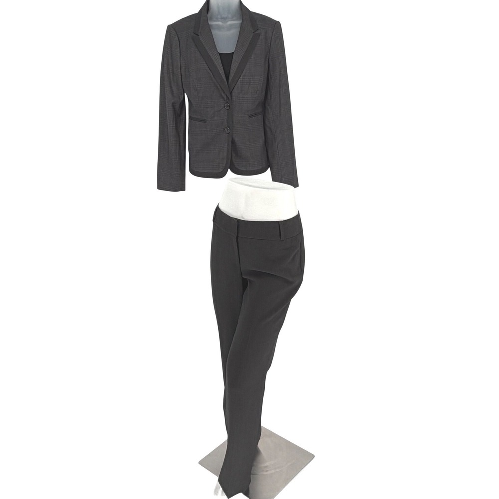 LOFT Julie Boot Cut Trousers Charcoal Gray Women's 6 Career Pants Academia 98-07 - Picture 13 of 13